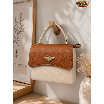 Borsa a Mano Donna Premium Bicolore