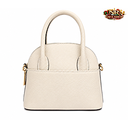 Elegante Borsa in Pelle Crema