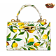 Borsa a Mano Floreale Agrumata di Lusso