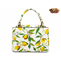 Borsa a Mano Floreale di Lusso al Citrus