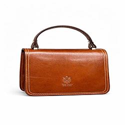 Borsa in pelle compatta di lusso in stile italiano
