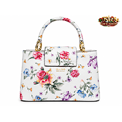 Borsa Floreale Vintage da Giardino