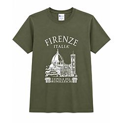 Firenze Italia Landmark Print T-Shirt