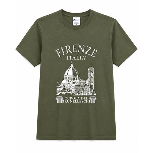 Firenze Italia Landmark Print T-Shirt