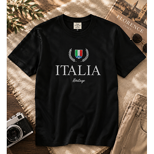 Italy Heritage Cotton T-Shirt