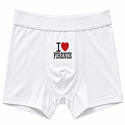Boxer I Love Firenze - Cotone Premium