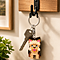 Portachiavi in Legno con Ciondolo Yorkshire Terrier