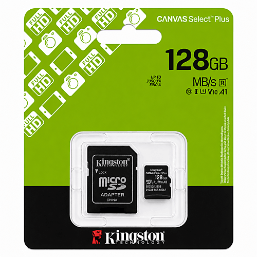 Scheda di Memoria Kingston 128GB
