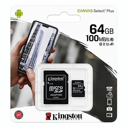 Scheda MicroSDXC Kingston da 64GB