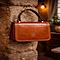Borsa in pelle compatta di lusso in stile italiano
