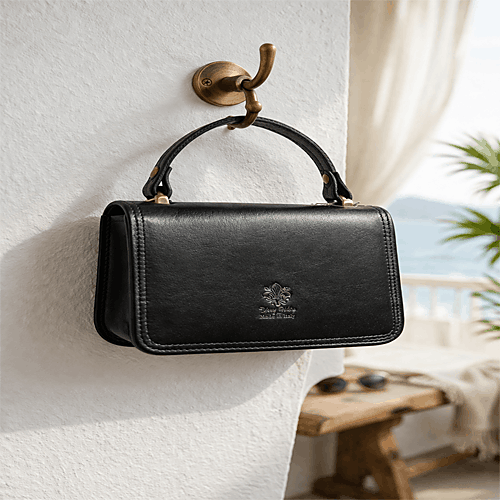 Mini Borsa in Pelle Nera Premium dallo Design Timeless