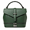 Borsa a Mano in Pelle Verde Premium