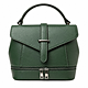 Borsa a Mano in Pelle Verde Premium