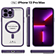 Custodia Magnetica Viola per iPhone 13 Pro Max