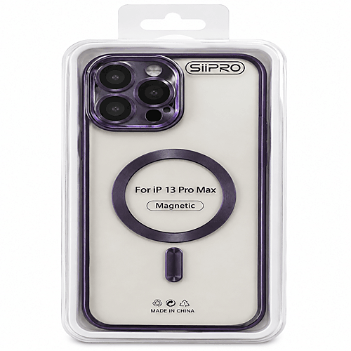 Custodia Magnetica Viola per iPhone 13 Pro Max
