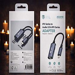 Adattatore Uni AD2010 Lightning a 3.5mm | Convertitore Audio + Ricarica