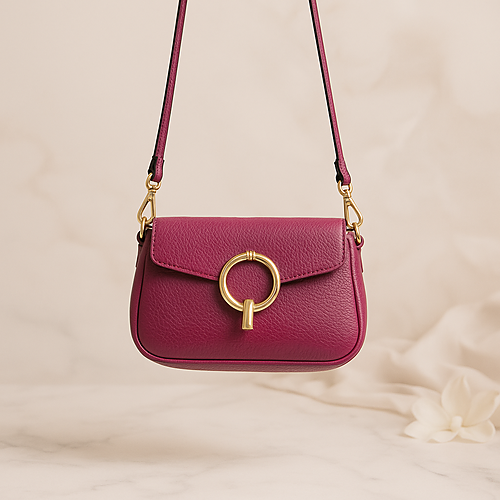 Luxury Italian Leather Shoulder Handbag
