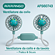 Ventilatore da Collo Ricaricabile Doppia Testa