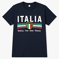 Italia Classic Shield Print Tee