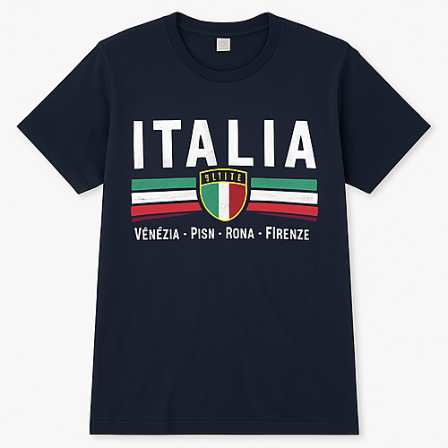 Italia Classic Shield Print Tee